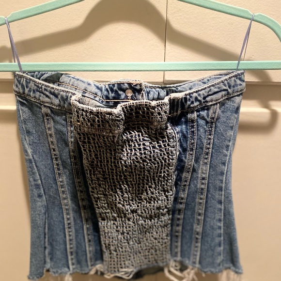 Zara denim tube 🔝 ♥️ - Picture 4 of 5